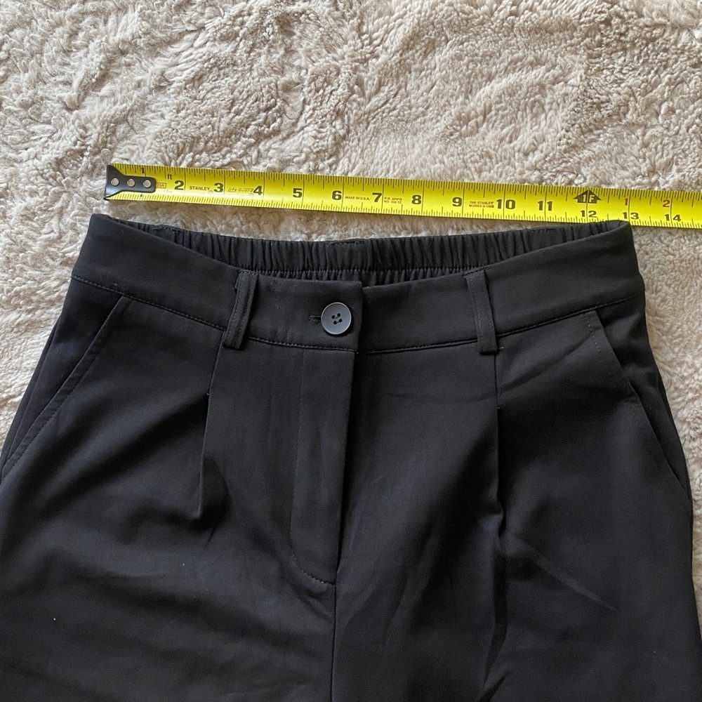Pretty Garden Juniors High Waist Pleated Ankle Pants Black Size Small - Picture 5 of 12